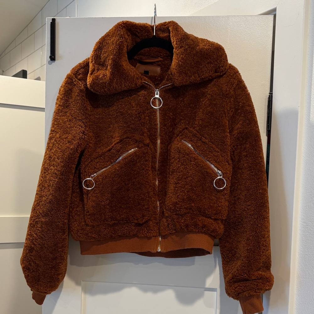 Blank NYC Faux Fur Jacket in Level Up